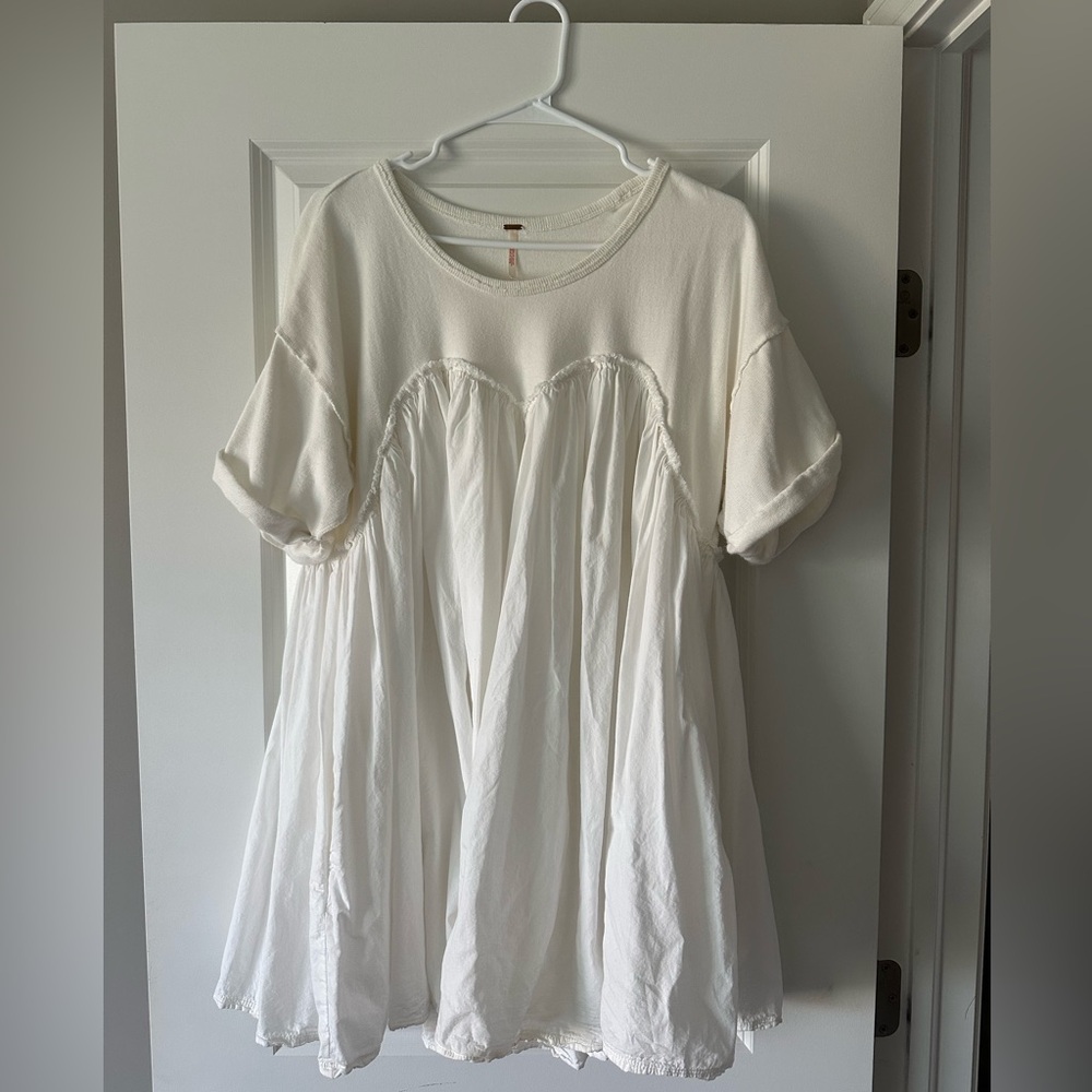 Free People White Mini Dress
